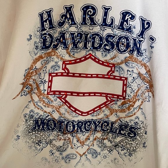 Harley-Davidson Tops - Harley Davidson Motorcycles Womens Long Sleeve T-Shirt Medium
